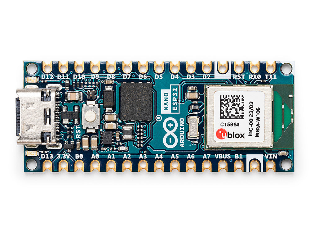 Arduino Nano ESP32 Entwicklungsplatine 240 MHz Wi-Fi Bluetooth USB-C