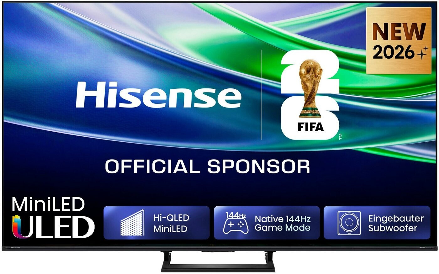 Hisense 50E8S 126cm 50" 4K UHD Mini LED Smart TV Fernseher (50E8S)
