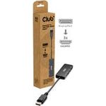 Club 3D Adapter DisplayPort 2.1> 3x HDMI 2.1 8K60Hz retail - Adapter (CSV-7330)