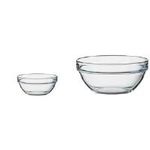 Esmeyer Glasschale "Empilable", Inhalt: 1.000 ml Salatschale, Durchmesser: 170 mm, Höhe: 78 mm, staplbar - 1 Stück (410-206)