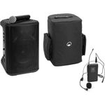 OMNITRONIC Set PORTY-8A Drahtlos-PA-System + Taschensender inkl. Headset + Soft-Bag (20001027)