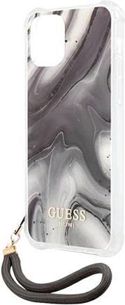 GUESS TPU Case Marble Grey, für Apple iPhone 12 Pro Max, GUHCP12LKSMAGR, Blister (GUHCP12LKSMAGR)