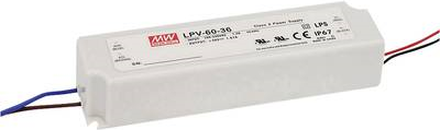 LPV-60-48 LED-Trafo Konstantspannung 60 W 0 - 1.25 A 48 V/DC nicht dimmbar,Überlastschutz (LPV-60-48)