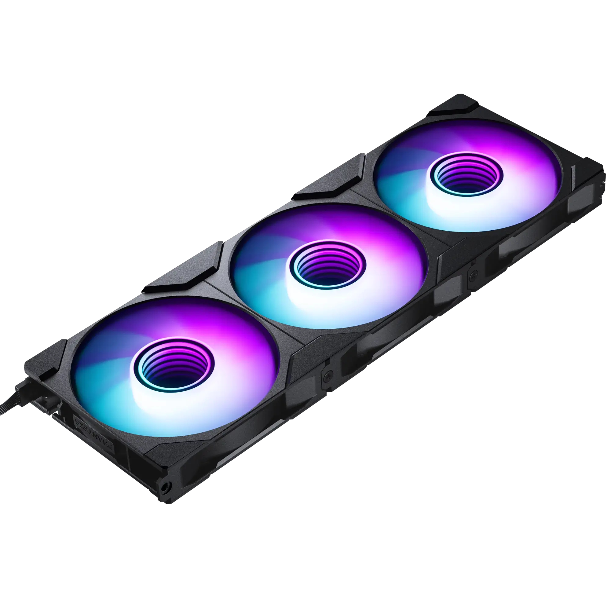 Phanteks M25 Gen2 PWM D-RGB 120mm Gehäuselüfter 3er-Pack Schwarz
