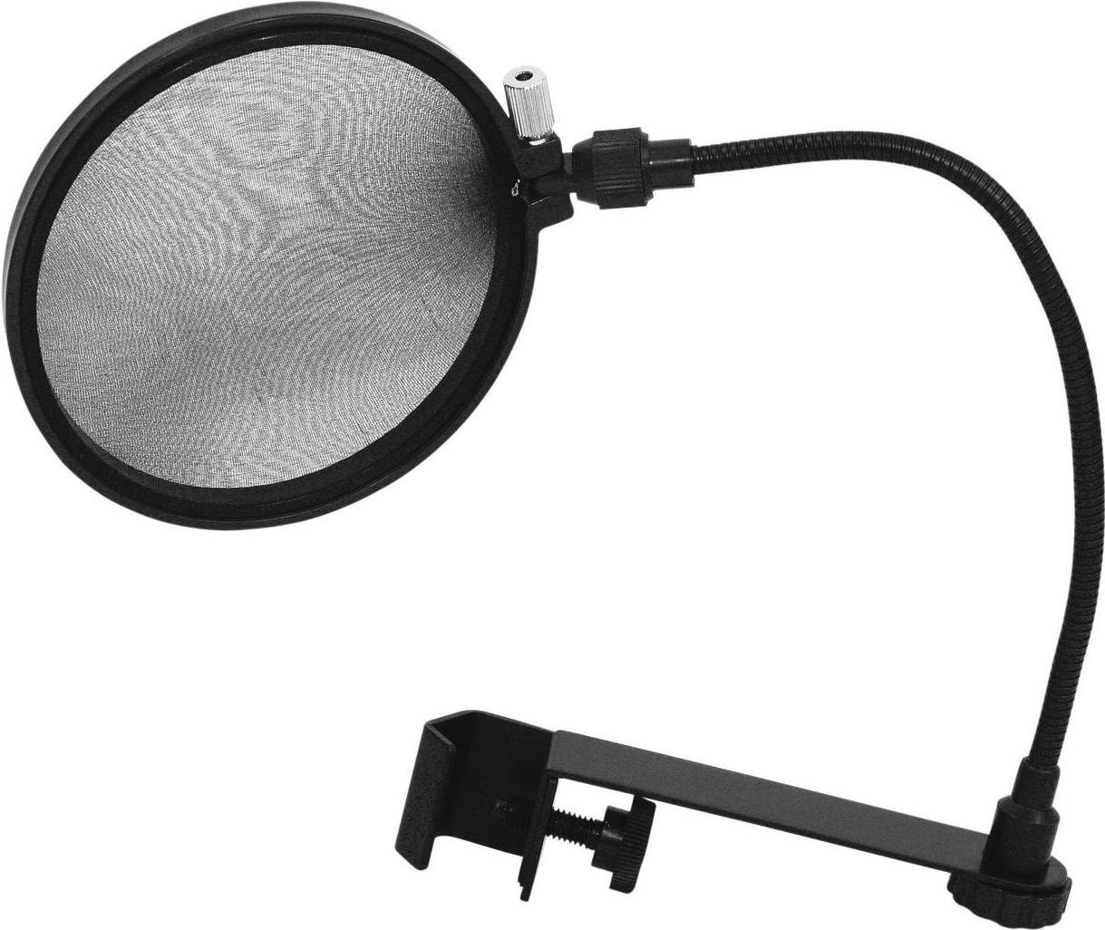 Omnitronic Mikrofon-Popfilter schwarz (6000624N)