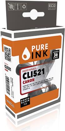 Pure Ink 170745990014 Druckerpatrone 1 Stück(e) Kompatibel Schwarz (CAN521BK)