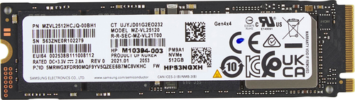 HP SSD 512 GB intern (5R8X9AA#ABB)