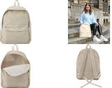 EBERHARD FABER Freizeit-Rucksack, aus Cord, beige gepolsterte Rückseite, großes Hauptfach & kleine Vorder - 1 Stück (577671)