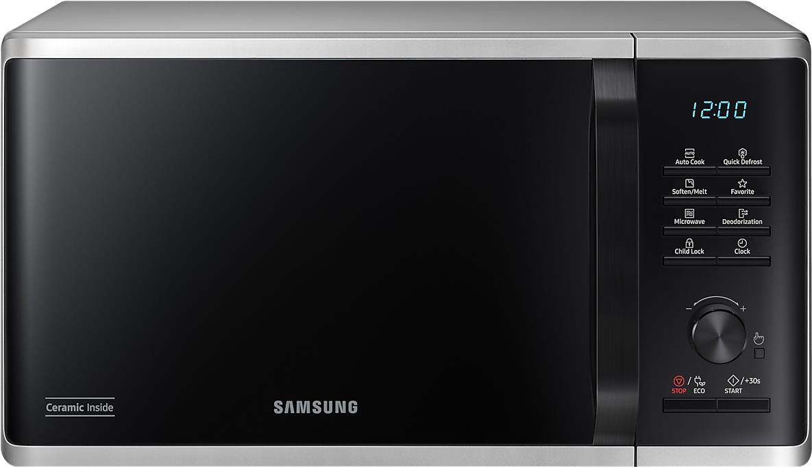 Samsung MS23B3515AS Arbeitsplatte Solo-Mikrowelle 23 l 1150 W Schwarz - Grau (MS23B3515AS/EN)