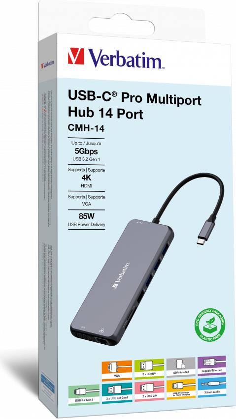 Verbatim CMH-14 USB Typ-C (32154)