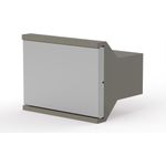 SCHROFF Griff in Trapezform, grau (ohne Aushebefunktion) - KUNSTSTOFFGRIFF 14TE GRAU (20808065)