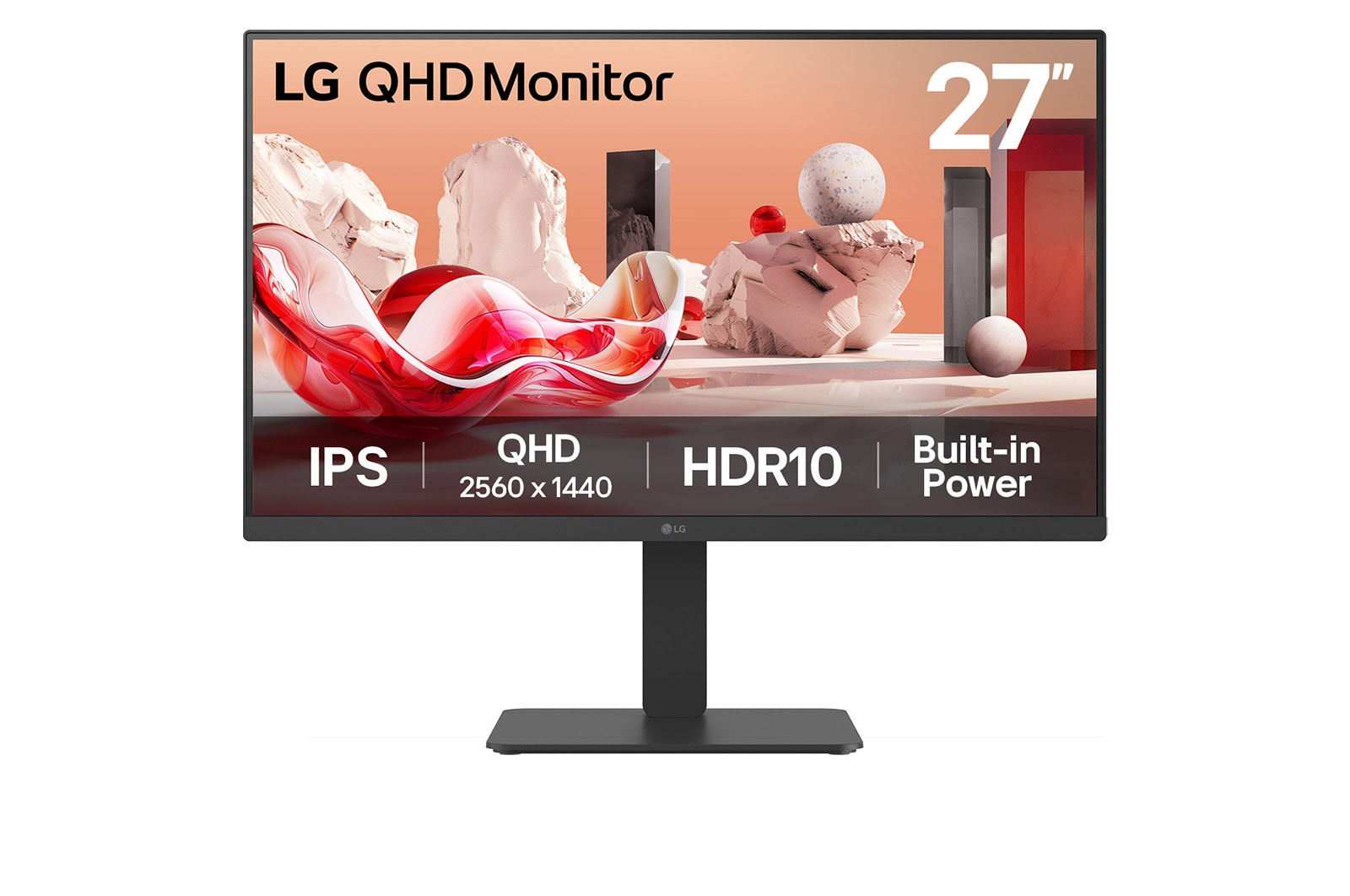 LG 27BA54QB-B 27" QHD IPS Office Monitor Schwarz
