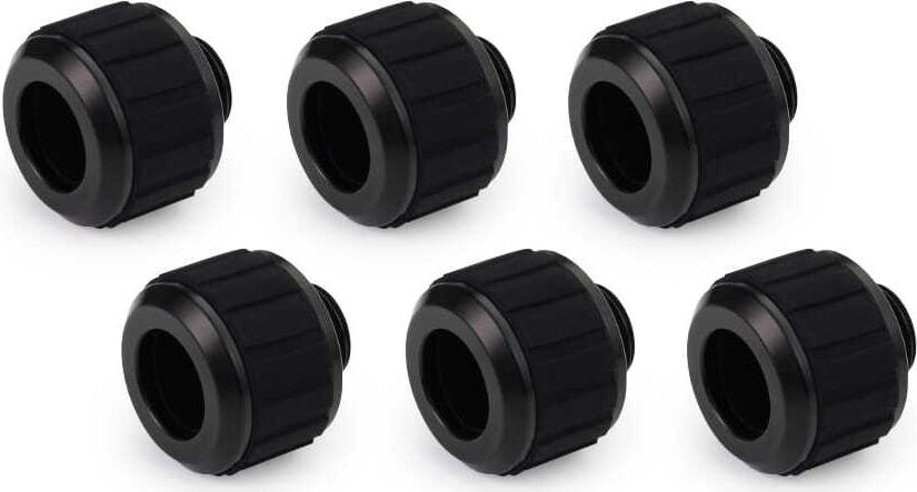 Alphacool Apex Grip HardTube Anschluss 13mm G1/4 schwarz Set 6 St. (14926)