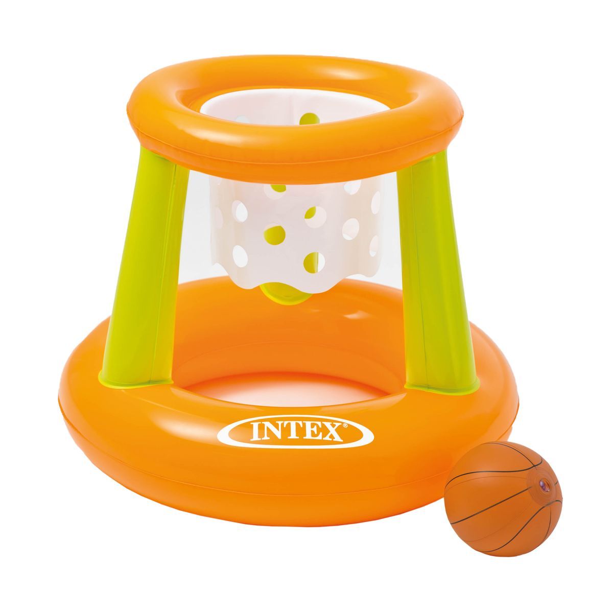 Intex Poolgame Floating Hoops mit Basketball-Korb + Ball, 67x55cm (58504NP)