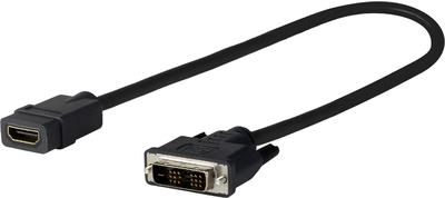 VivoLink PRODVIADAPHDMI 0.2m DVI HDMI Schwarz Videokabel-Adapter (AD-DM/HF)