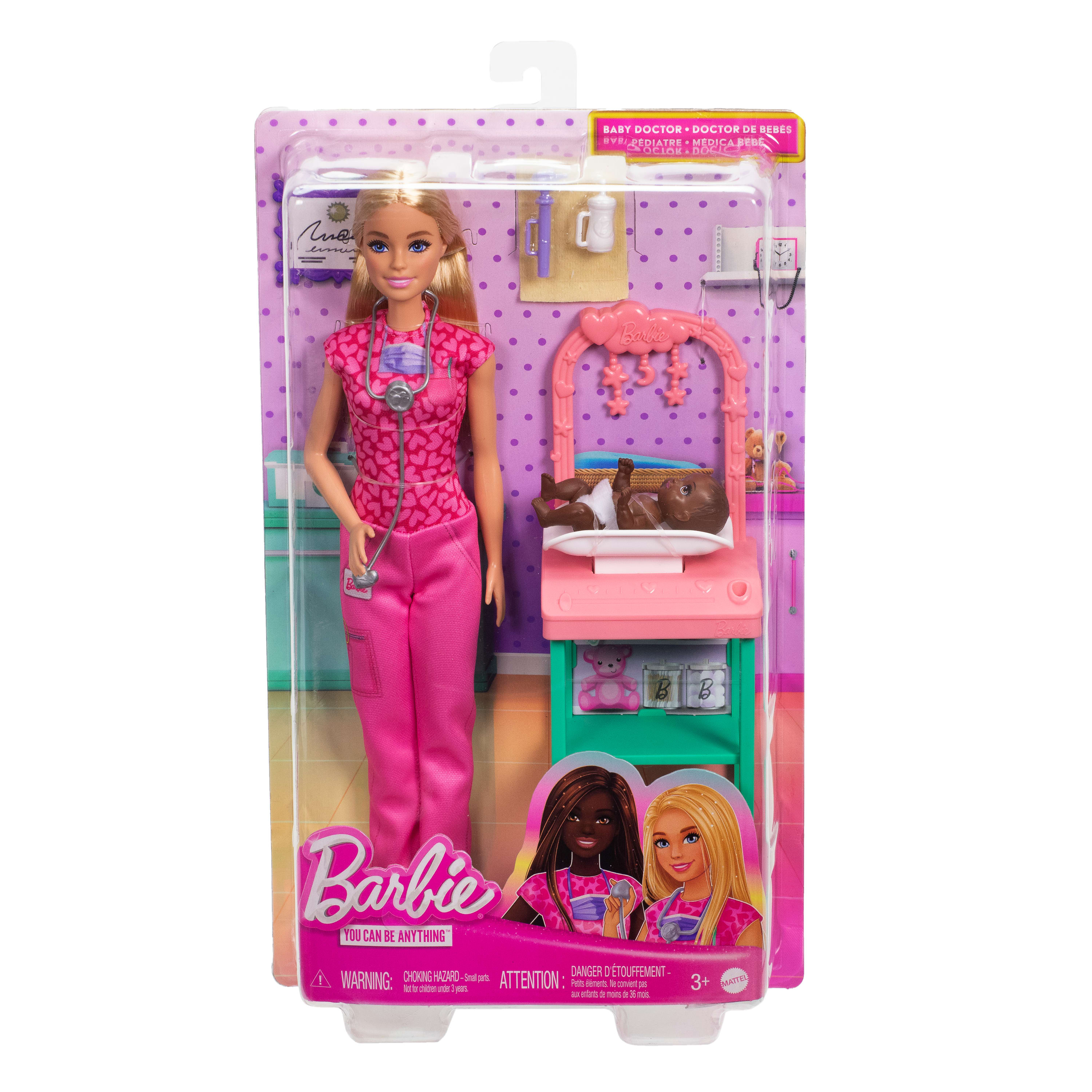 Mattel Barbie Deluxe Karrieren Kinderärztin Spielset Mehrfarbig