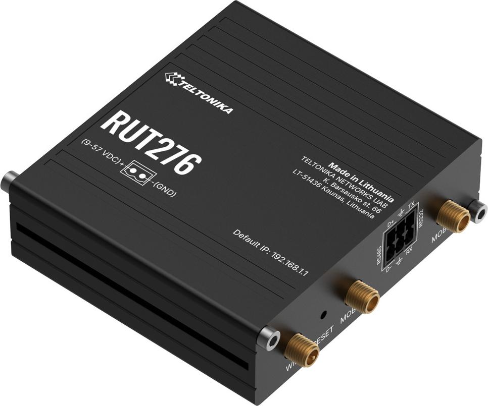 Teltonika · Router· RUT276· Redcap 5G (RUT276000000)
