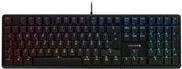 CHERRY G80-3000N RGB - Tastatur - Hintergrundbeleuchtung - USB - QWERTZ - Deutsch - Tastenschalter: CHERRY MX Clear - Schwarz