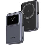 UGREEN 10000 mAh Magnetic Powerbank 22W Grey, Universal (PB572)