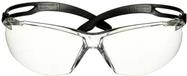 3M SecureFit Schutzbrille, Transparent, Polycarbonat (PC), Beschlaghemmend/Kratzfest (SF501SGAF-BLK)