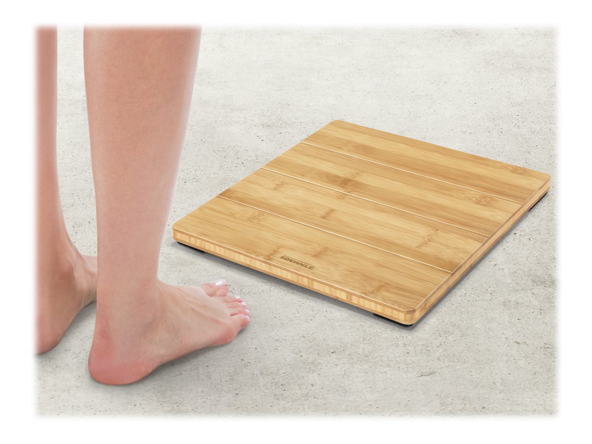 Soehnle Style Sense Bamboo Magic Personenwaage Braun