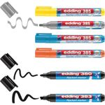 EDDING 385/380/383 Flipchart-Marker farbsortiert 1.0 - 5.0 mm 6 St. (4-385-380-383-6)