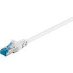 Wentronic Goobay CAT 6a Patchkabel, S/FTP (PiMF), Weiß, 1.5 m - LSZH halogenfrei, Kupfer (95609)