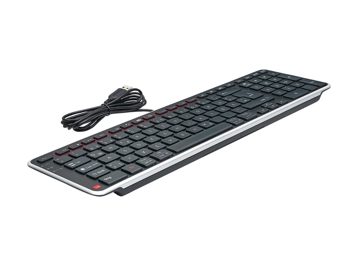 Contour Balance Ergonomische Tastatur QWERTZ USB Schwarz