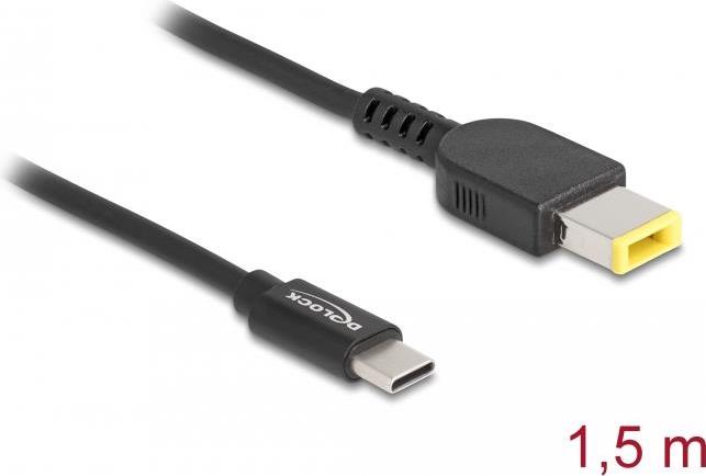 Delock Stromkabel USB-C (M) zu GS-Antriebshebezug 11 x 4,5 mm (M) (87970)