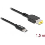 Delock Stromkabel USB-C (M) zu GS-Antriebshebezug 11 x 4,5 mm (M) (87970)