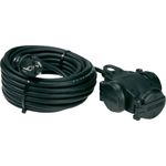 as-Schwabe 60446 Stromkabel Schwarz 10 m Netzstecker Typ E+F Netzstecker Typ F (60446)