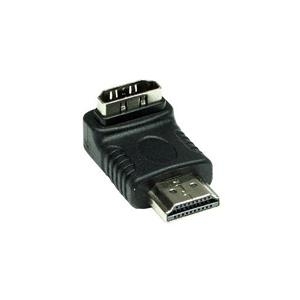 Adapter HDMI 19pol Stecker/Buchse, gewinkelt nach UNTEN, Good Connections® (HDMI-FMWU)