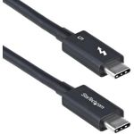 StarTech.com 2.6ft (80cm) Thunderbolt 5 Cable, 80Gbps/120Gbps, Certified (TBLT5MM80CM240W)