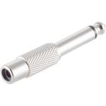 shiverpeaks ®-BASIC-S--Adapter, Klinkenstecker Mono 6,3mm auf Cinchkupplung, Metall (BS57000-M)