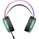 Deltaco Headset Gaming RGB beleuchtet halbtransparent (GAM-186)