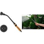 Bradas Gartenbrause CORK LINE, 8 Sprühfunktionen Wasserstrahl der Spritzdüse 8-fach verstellbar, Metall - 1 Stück (CORK-6046)