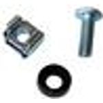 BlueLAN M6 Käfigmuttern und Schrauben 20er Set für Netzwerkschränke (BLCNS002)