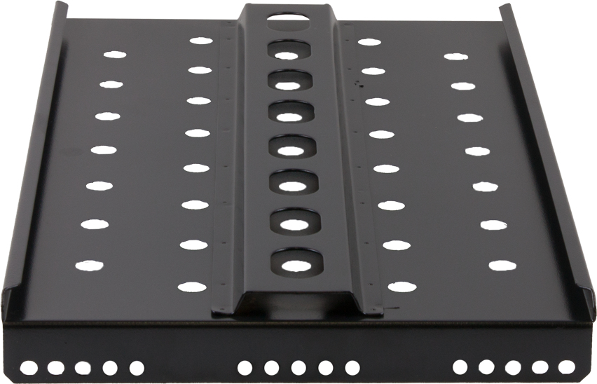 Rockstable RS19-SFH66 1 HE 19" Schwerlast Fachboden 60 kg Stahl Schwarz