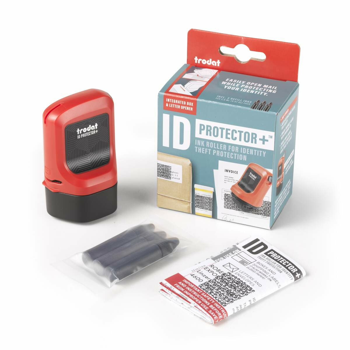 Trodat ID Protector+ Datenschutzstempel Set inkl. Tinten