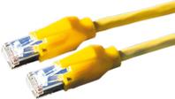 Patchkabel S/FTP, PiMF, CAT 6A ISO IEC, grau,0,5m Für 10 Gigabit/s, halogenfrei, mit Draka-Kabel Hirose TM31 Stecker (116336)