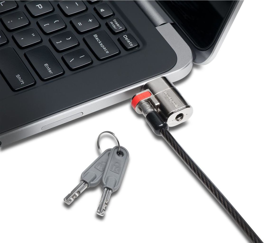 Kensington ClickSafe Keyed Laptop Lock for Wedge Lock Slot (K62845M)