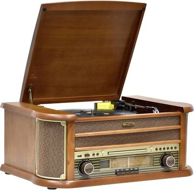 Reflexion HIF2002 USB-Plattenspieler Riemenantrieb Holz (HIF2002) (geöffnet)