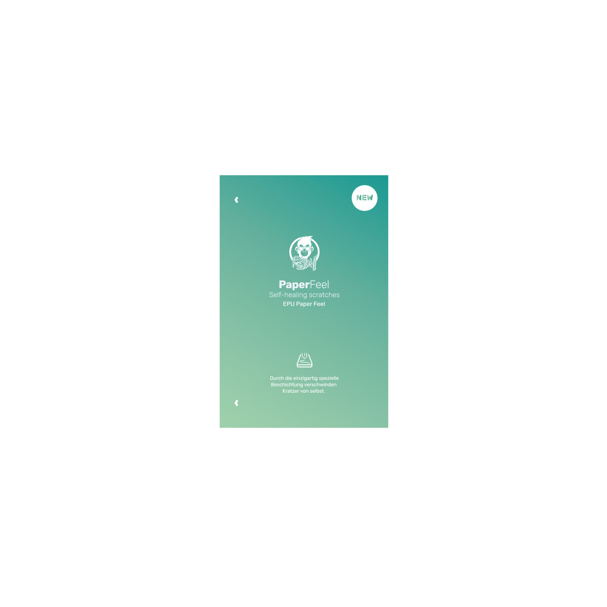 GREENMNKY PaperFeel Displayschutzfolie 7" Transparent