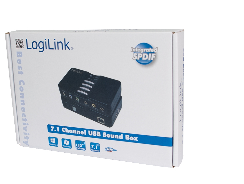 LogiLink USB Sound Box Dolby 7.1 Externe Soundkarte