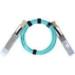 Kompatibles Ubiquiti Networks UACC-AOC-QSFP28-50M QSFP28 BlueOptics Aktives Optisches Kabel (AOC), 100GBASE-SR4, Ethernet, Infiniband, 50 Meter (UACC-AOC-QSFP28-50M-BO) (geöffnet)