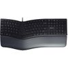 CHERRY KC 4500 ERGO - Tastatur - USB - QWERTY - US mit Euro-Symbol - Schwarz (JK-4500EU-2)