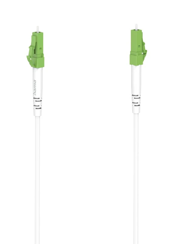 Hama Glasfaser-Netzwerkkabel LC/APC - LC/APC 15 m Weiß