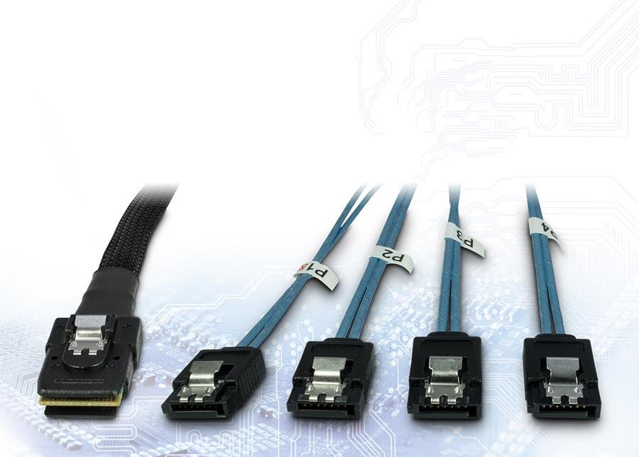 Inter-Tech SATA- / SAS-Kabel Serial ATA 150/300/600 88885237