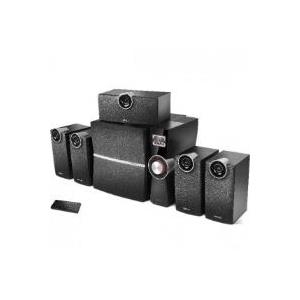 Edifier 5.1 Soundsystem C6XD, 80 Watt (effektiv), schwarz Äußerst vielseitig einsetzbares 5.1 Entertainment-Lautsprechersystem (SPK-EF-C6XD)