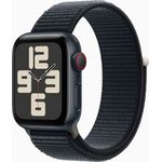 Apple Watch SE 2. Generation LTE 40 mm Midnight mit Sport Loop Armband